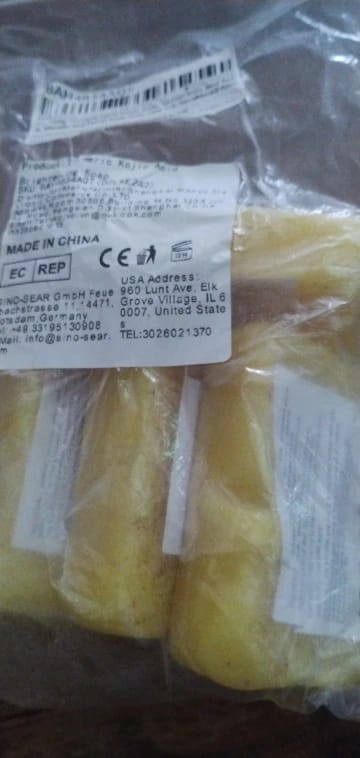 Customer photo review of Lemon turmeric & kojic-acid brightening soap