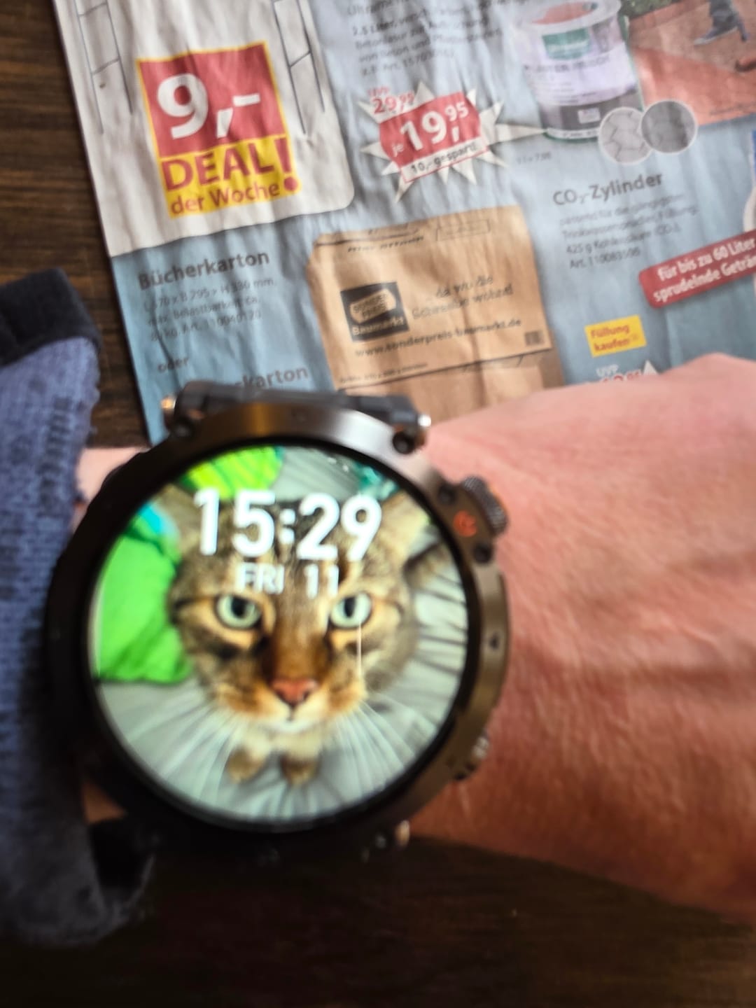 Customer photo review of STONE – Die stabilste Smartwatch mit 21+ Tagen Akkulaufzeit