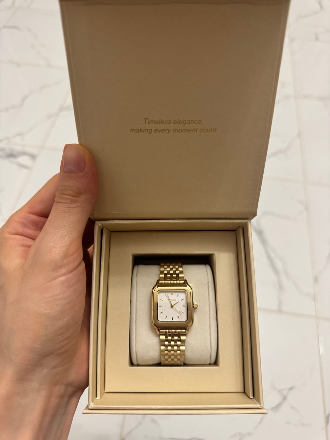 Customer photo review of Macy Gold Black