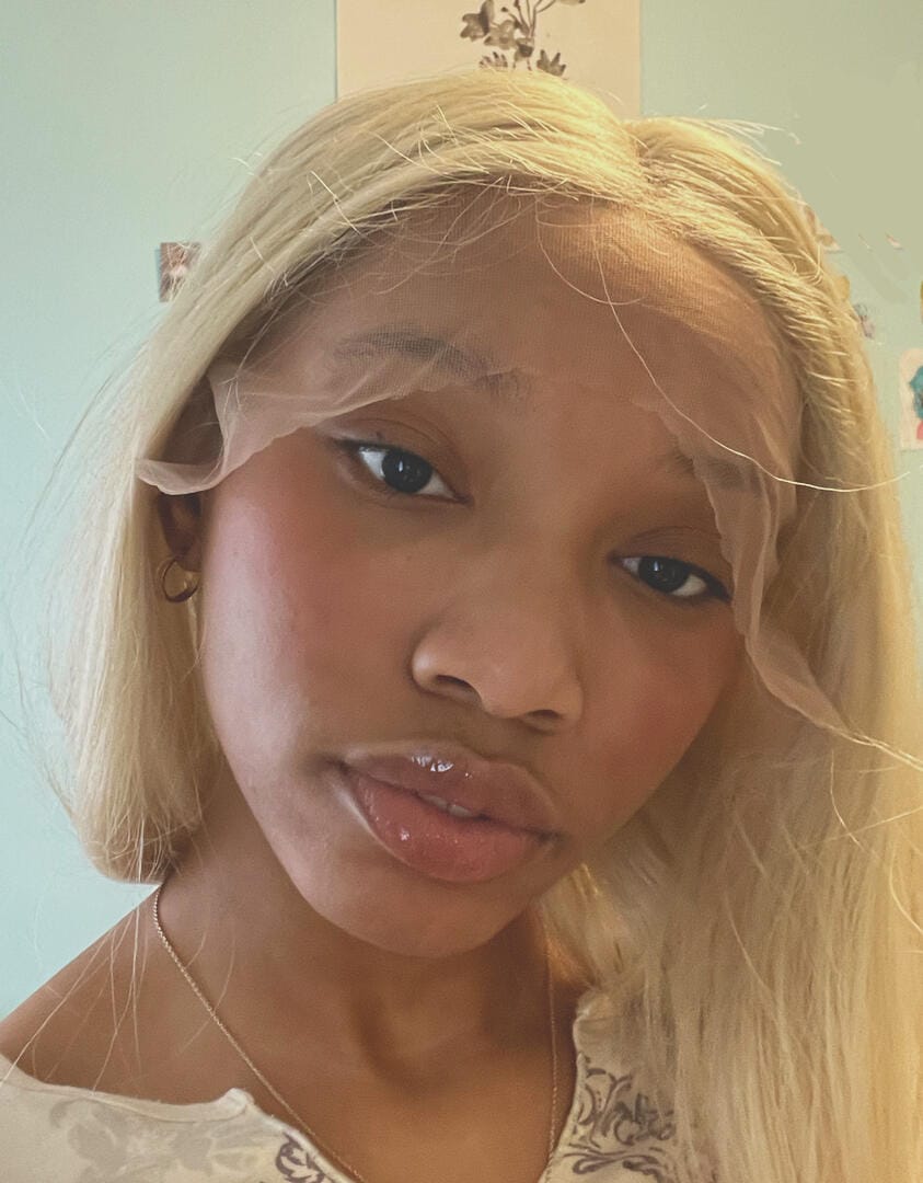 Customer photo review of AALIYAH - Melted Hairline Lace Front Wig