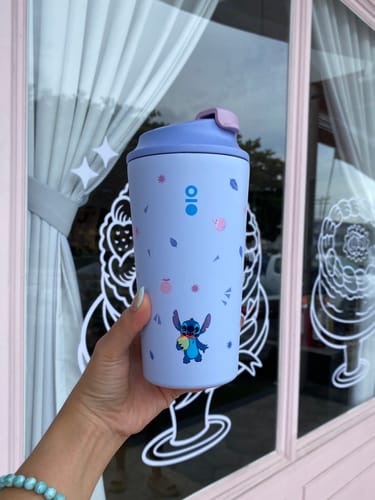 Customer photo review of Disney Stitch Sense Coffee Cup Large
