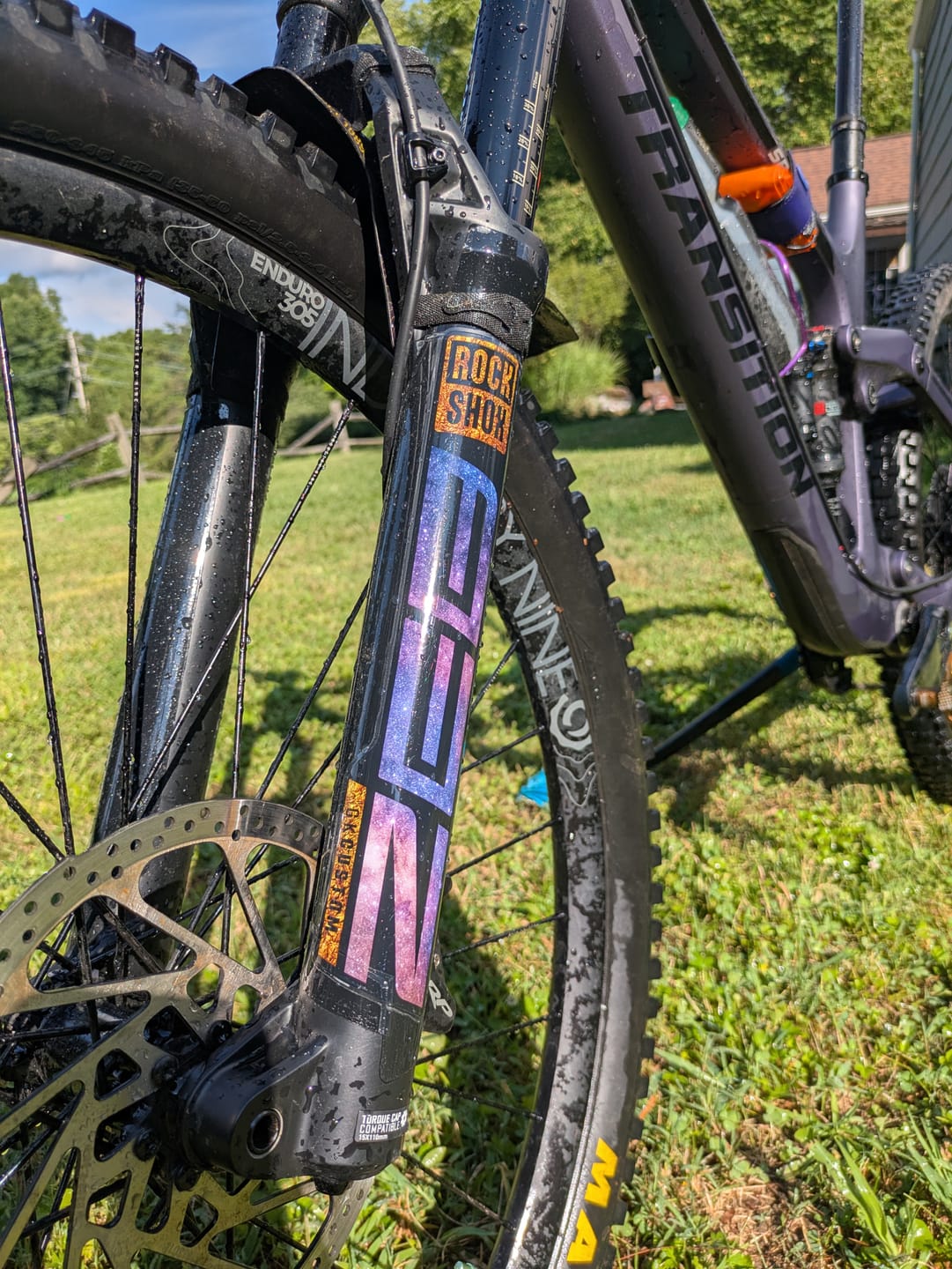 Customer photo review of Custom RockShox ZEB Decal