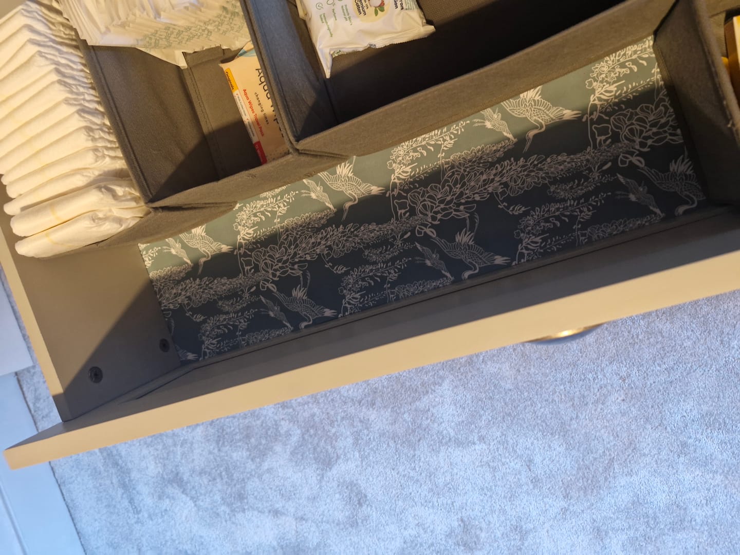 Customer photo review of HERON | Scented Drawer Liners in 3 Fragrances.