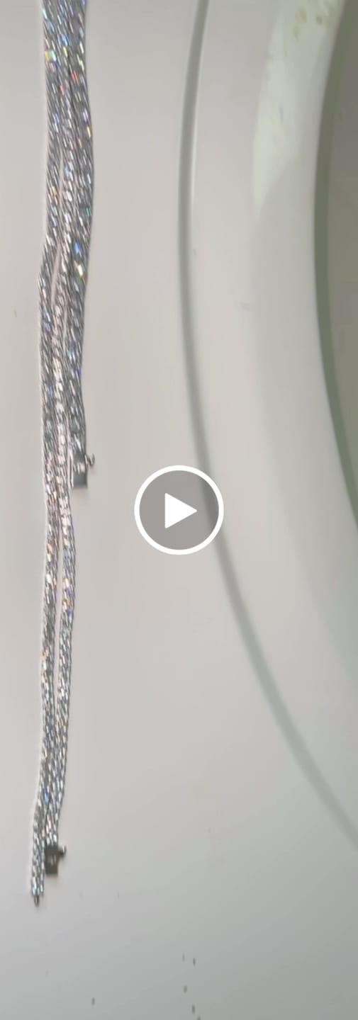 Customer video review of 3mm Tennis Chain - White Gold