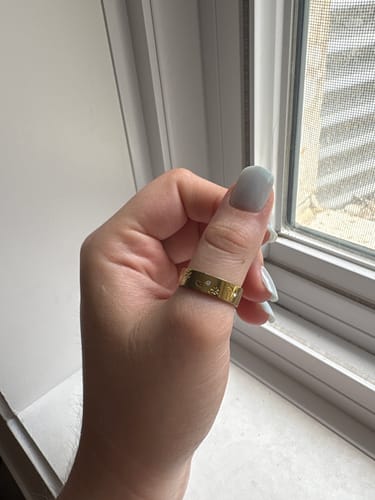 Customer photo review of Work of Art Ring - Gold