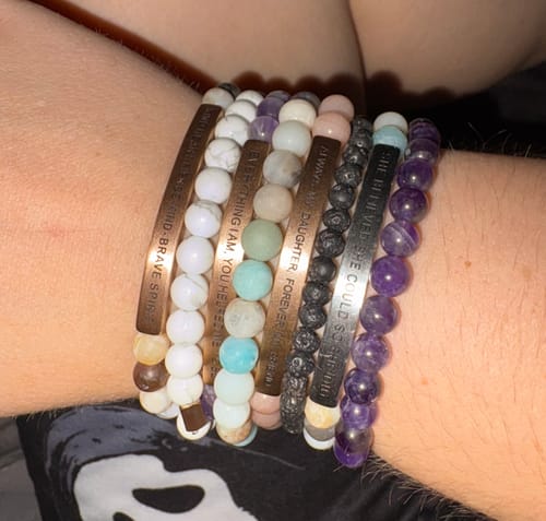 Customer photo review of STACKER - AMAZONITE (POS)
