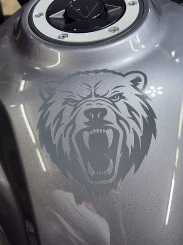 Customer photo review of Custom Vinyl Decal - Single Color