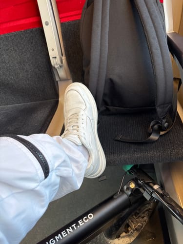 Customer photo review of ELEVATESHOES WHITE CASUAL