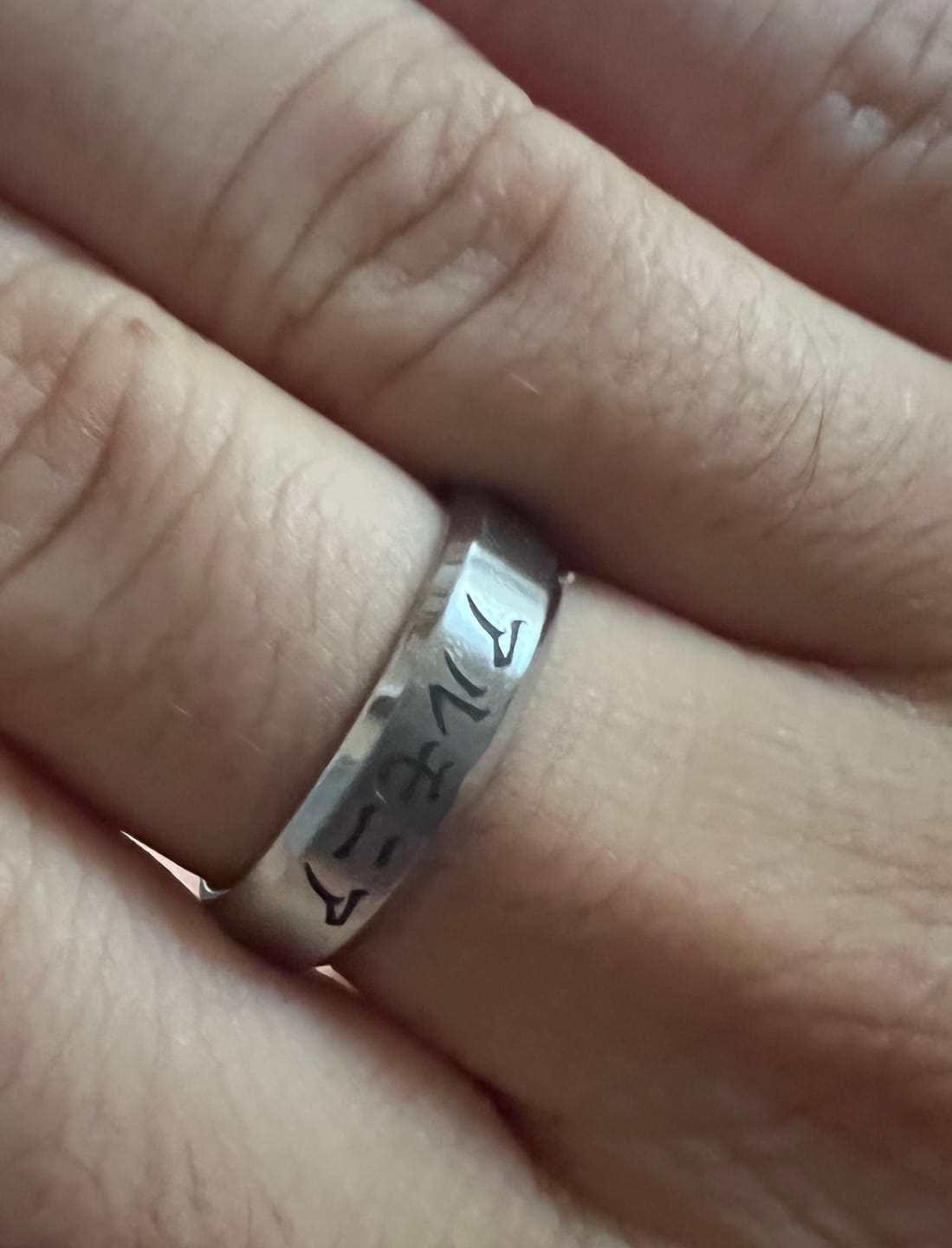 Customer photo review of Anello giapponese personalizzato