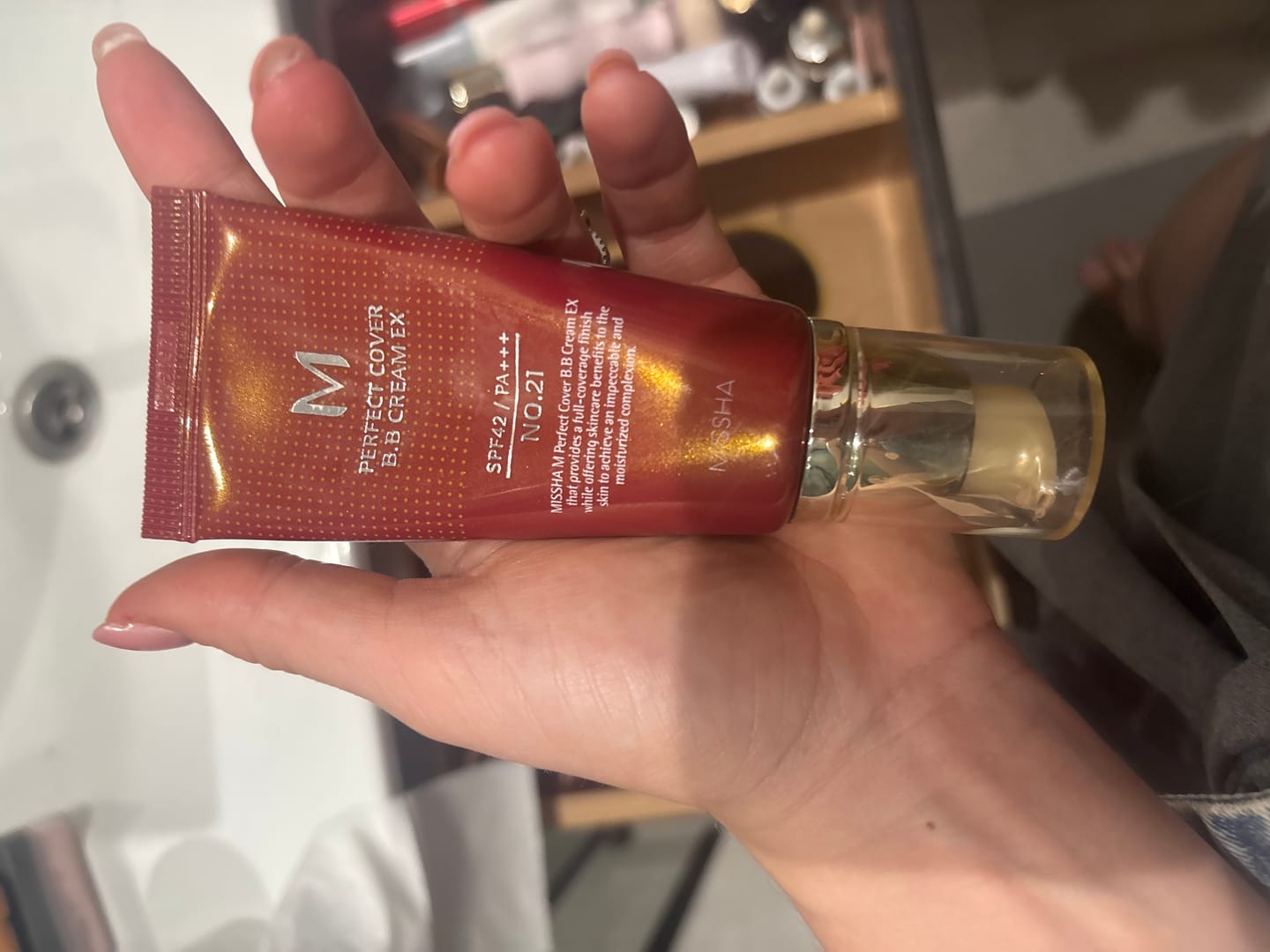 Customer photo review of BB-krēms Missha M Perfect Cover BB Cream SPF 42 PA+++