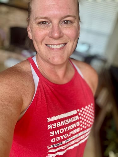 Customer photo review of Until They Come Home Rocker Tank