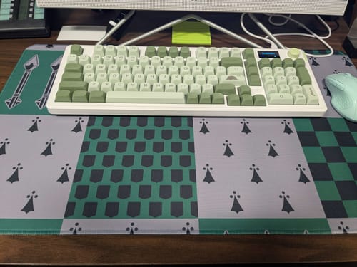 Customer photo review of Custom Playmat (24" x 14")