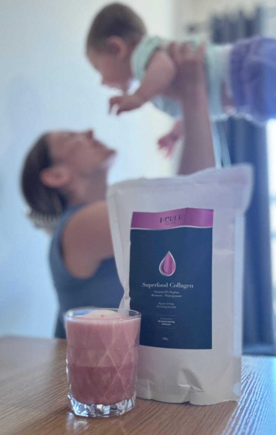 Customer photo review of Purer Glow Collagen
