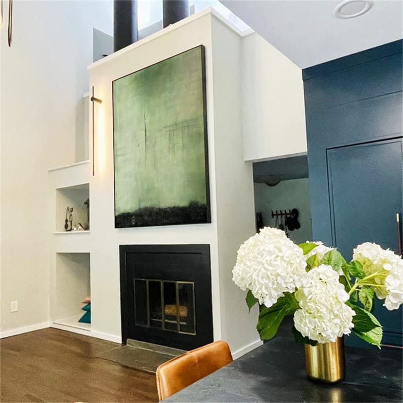 Customer photo review of Abstract Painting Canvas #AP065