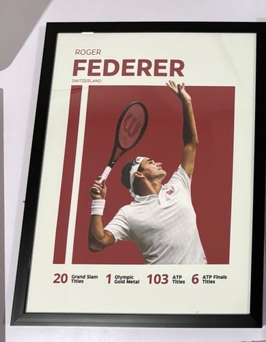 Customer photo review of Roger Federer - Profile
