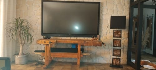 Customer photo review of Design Stehlampe REMA 163cm Treibholzlampe