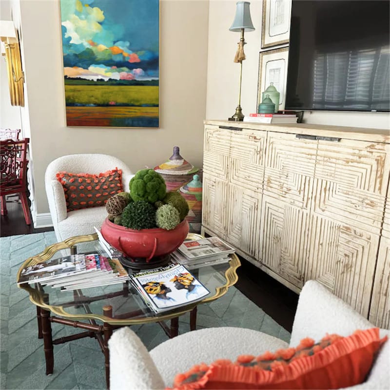 Customer photo review of Colorful Landscape Abstract Wall Art #AP006