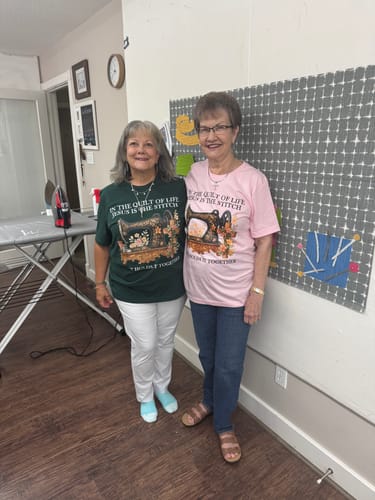 Customer photo review of Stitched In Faith T-shirt