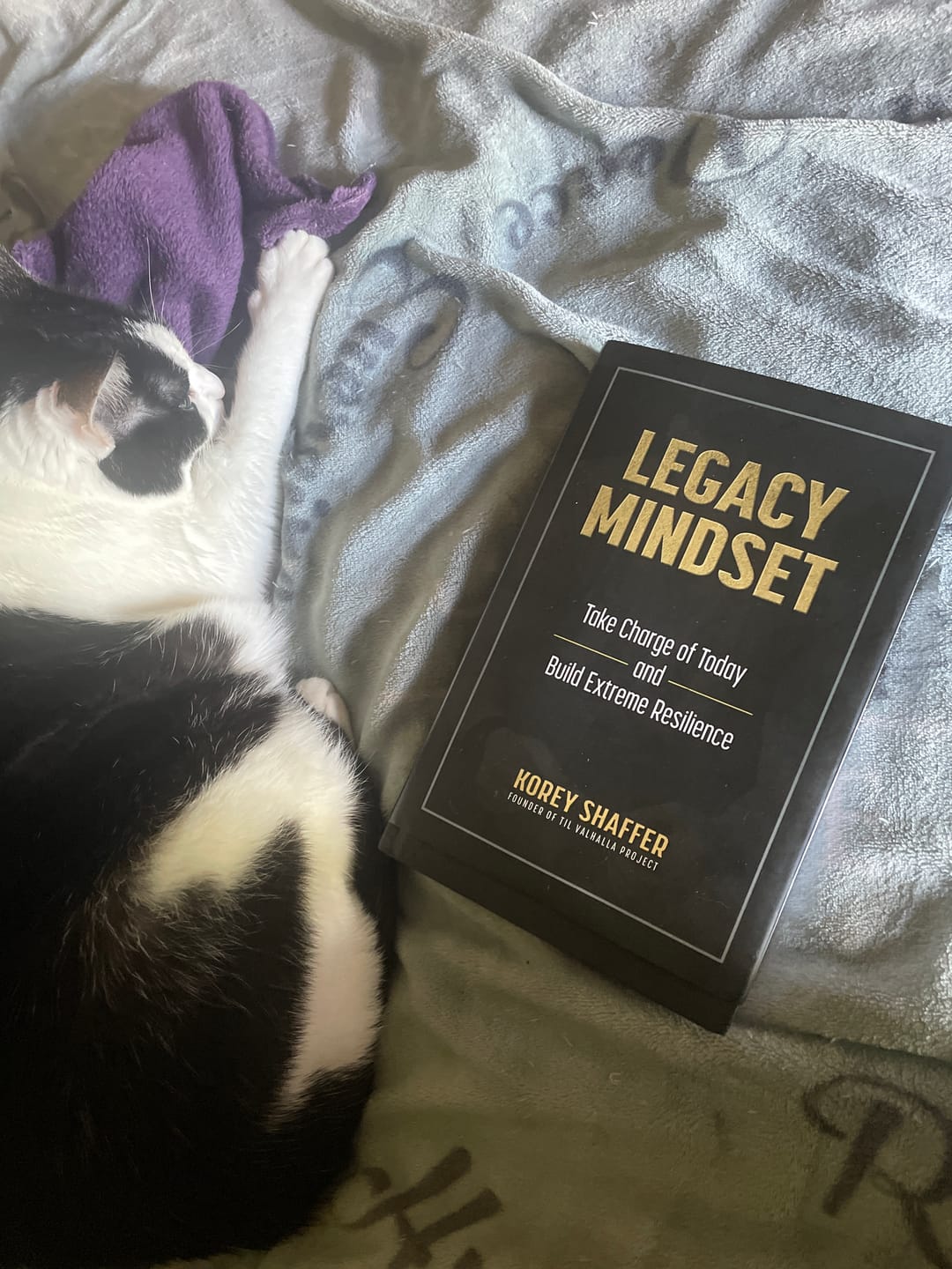 Customer photo review of LEGACY MINDSET: Take Charge of Today and Build Extreme Resilience by Korey Shaffer