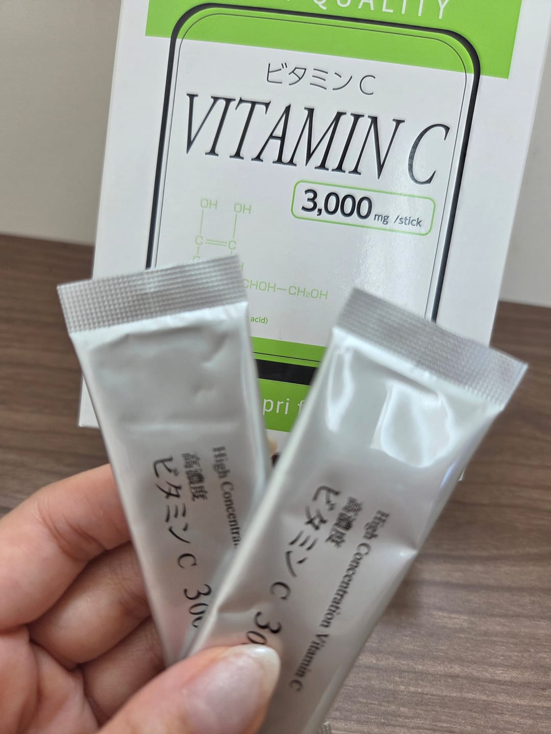 Customer photo review of 高濃度ビタミンC 3,000mg -Wakasapri for Pro.