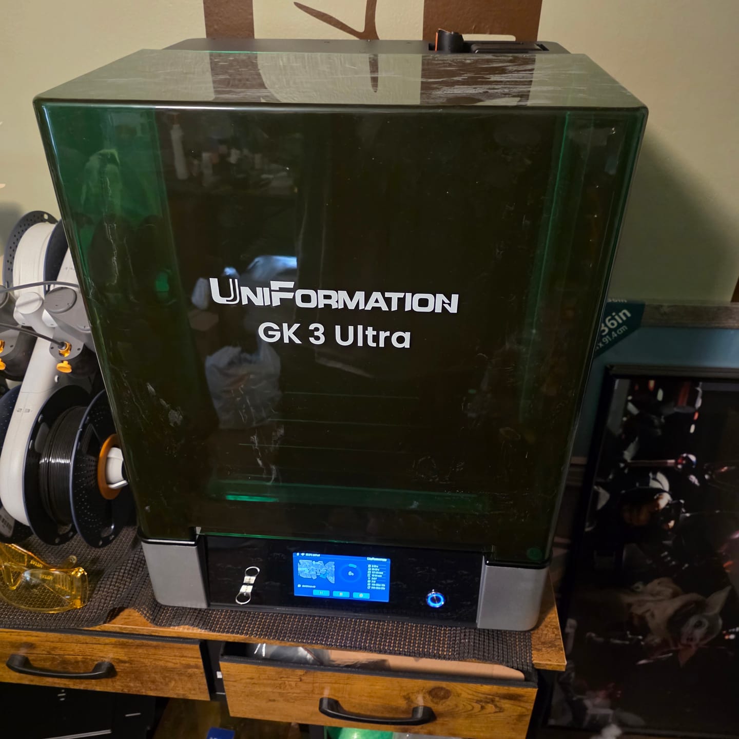 Customer photo review of Uniformation 16K Resin Printer GK3 Ultra