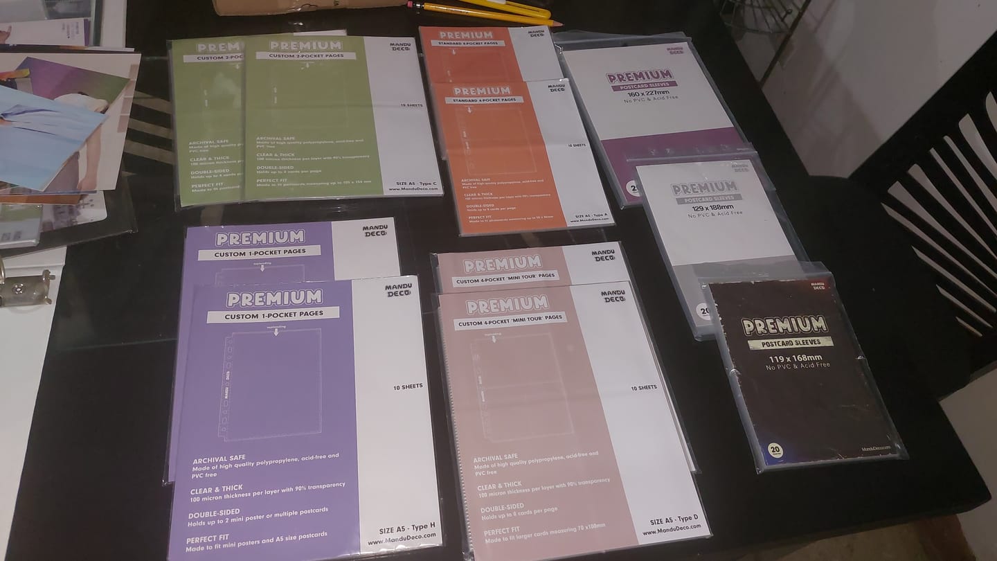 Customer photo review of CUSTOM A5 POCKET PAGES