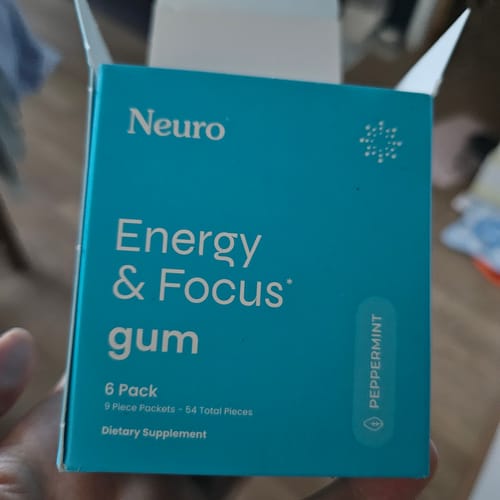 Customer photo review of Energy & Focus Gum