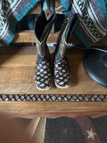 Customer photo review of Orix Pirarucu Leather Belt