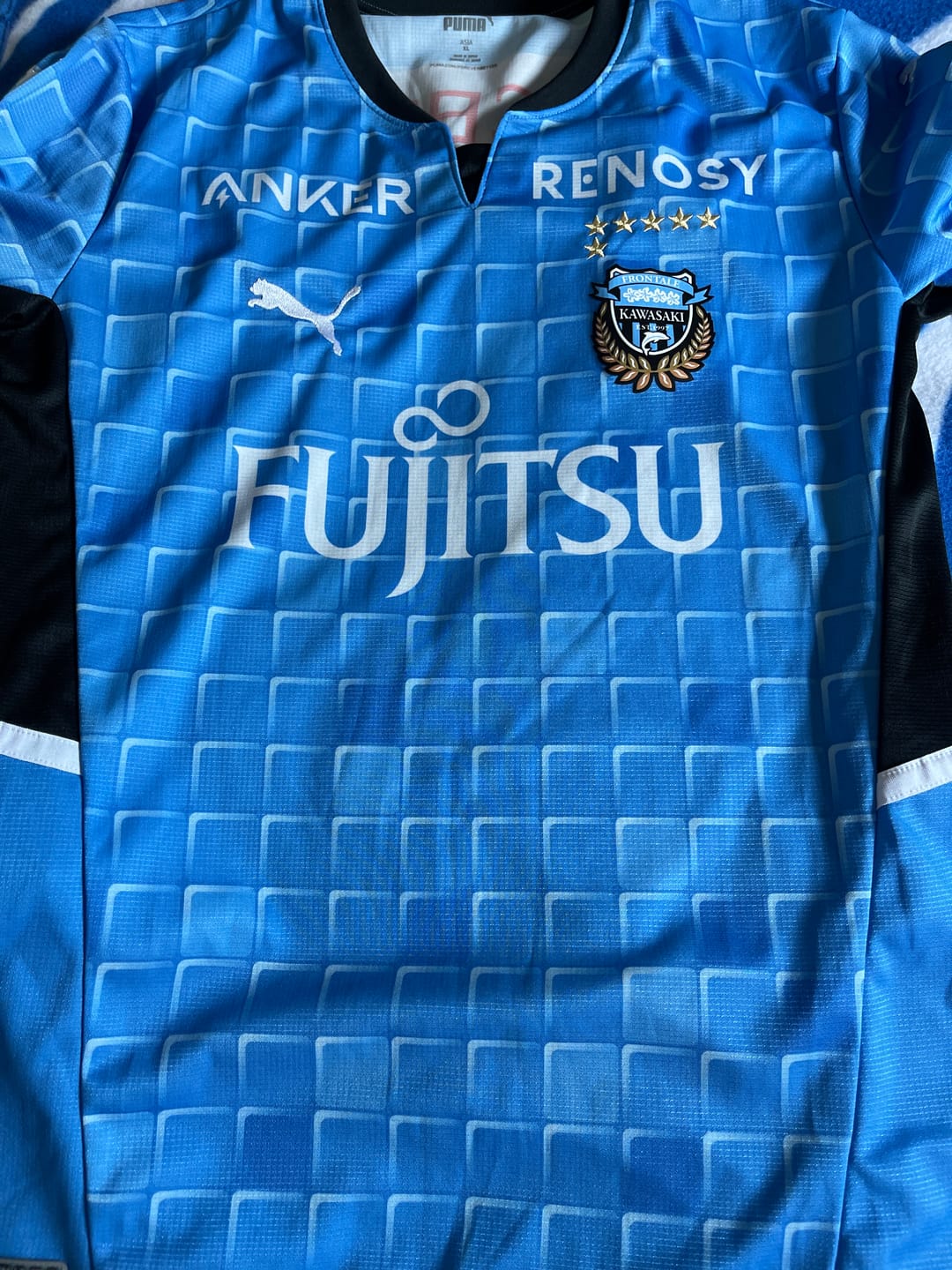 Customer photo review of MODERN Mystery Football Shirt