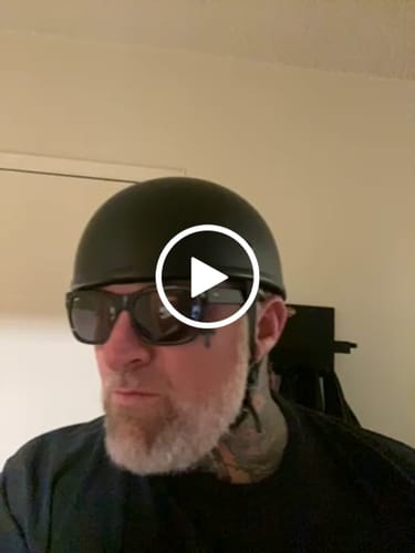 Customer video review of Smallest lightest DOT Beanie Helmet - Flat Black / No Peak