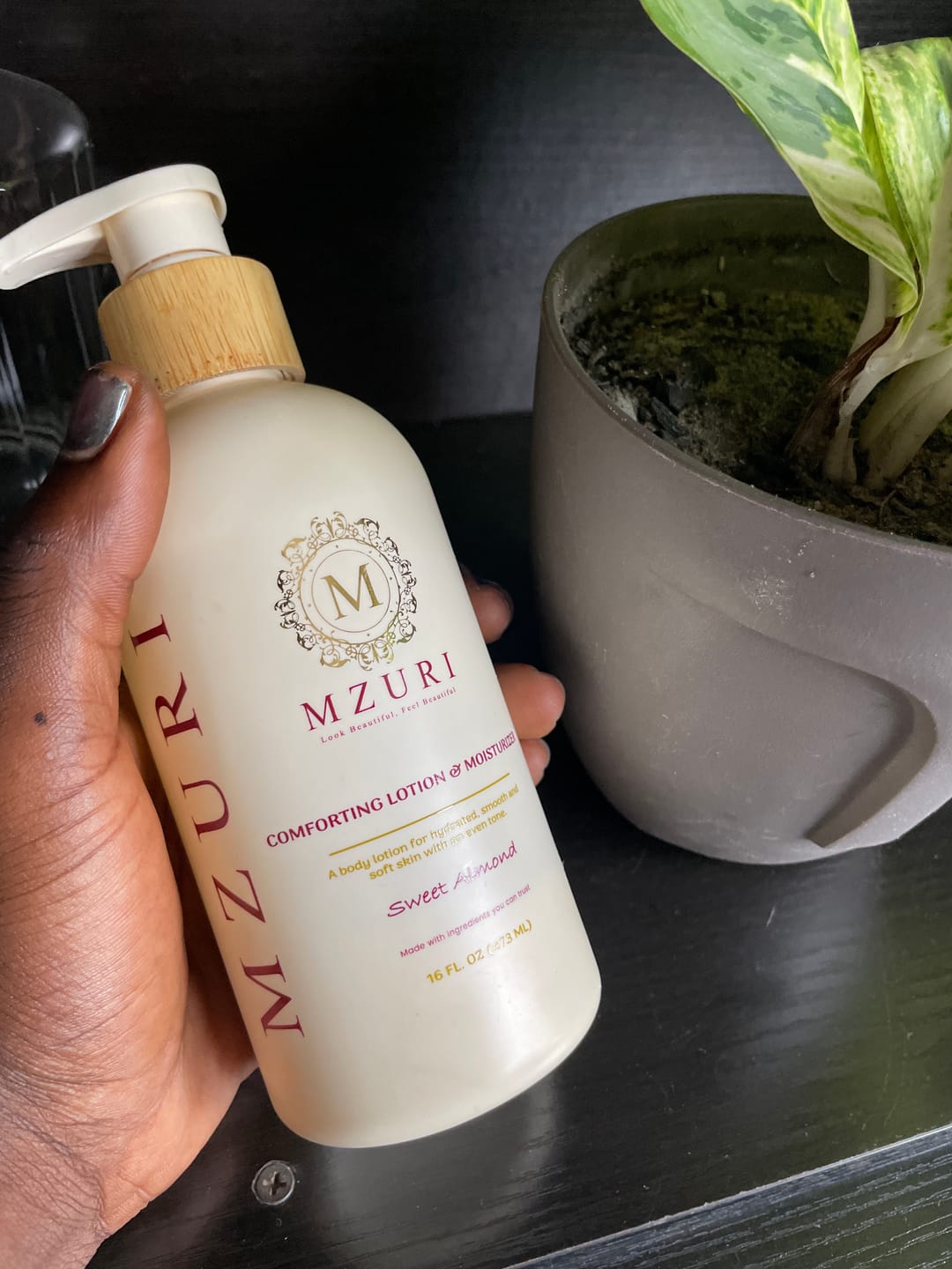 Customer photo review of Body Lotion & Moisturizer | Pomegranate | Aloe Vera