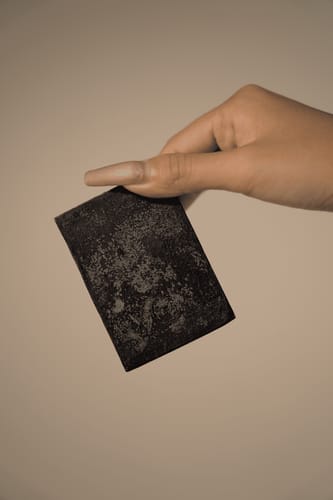 Customer photo review of Exfoliating Bamboo Charcoal Bar