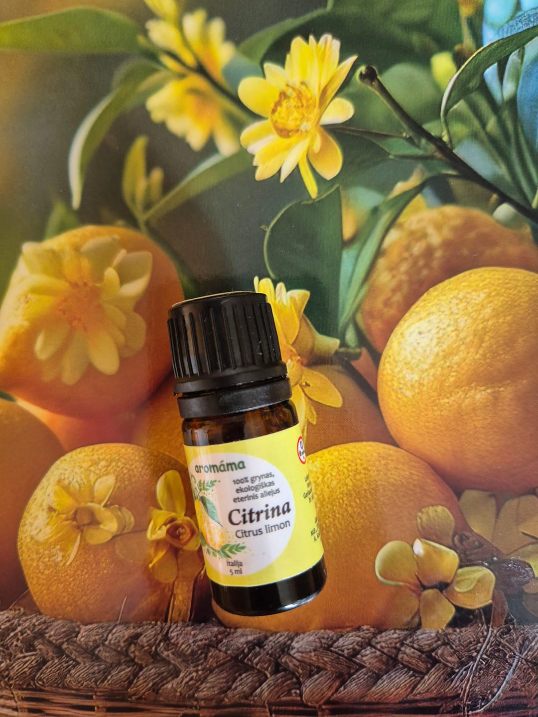 Customer photo review of Citrinų eterinis aliejus