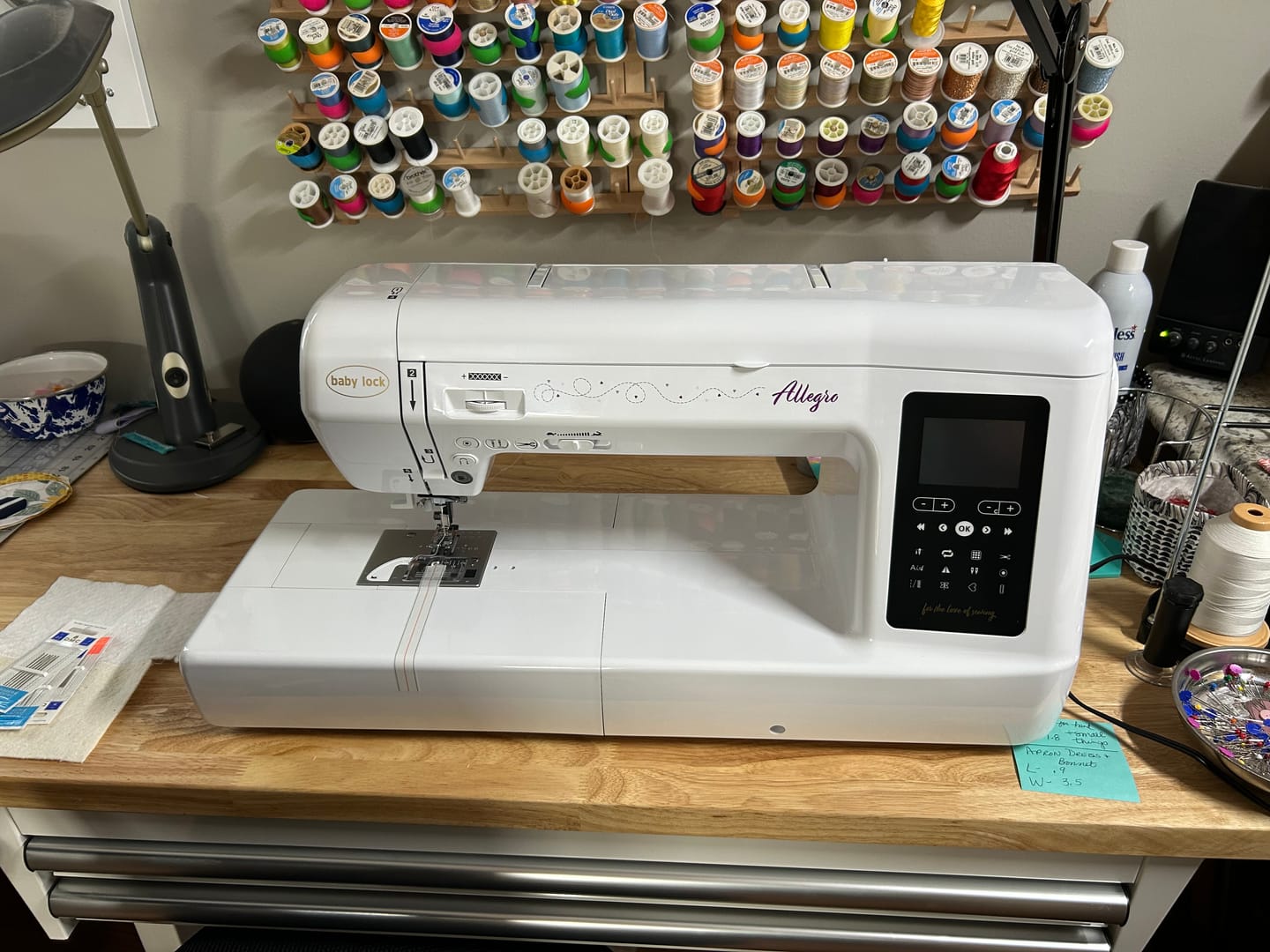 Customer photo review of Babylock Allegro Sewing & Quilting Machine