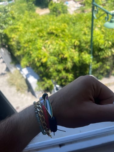 Customer photo review of Palestine Bead Bracelet