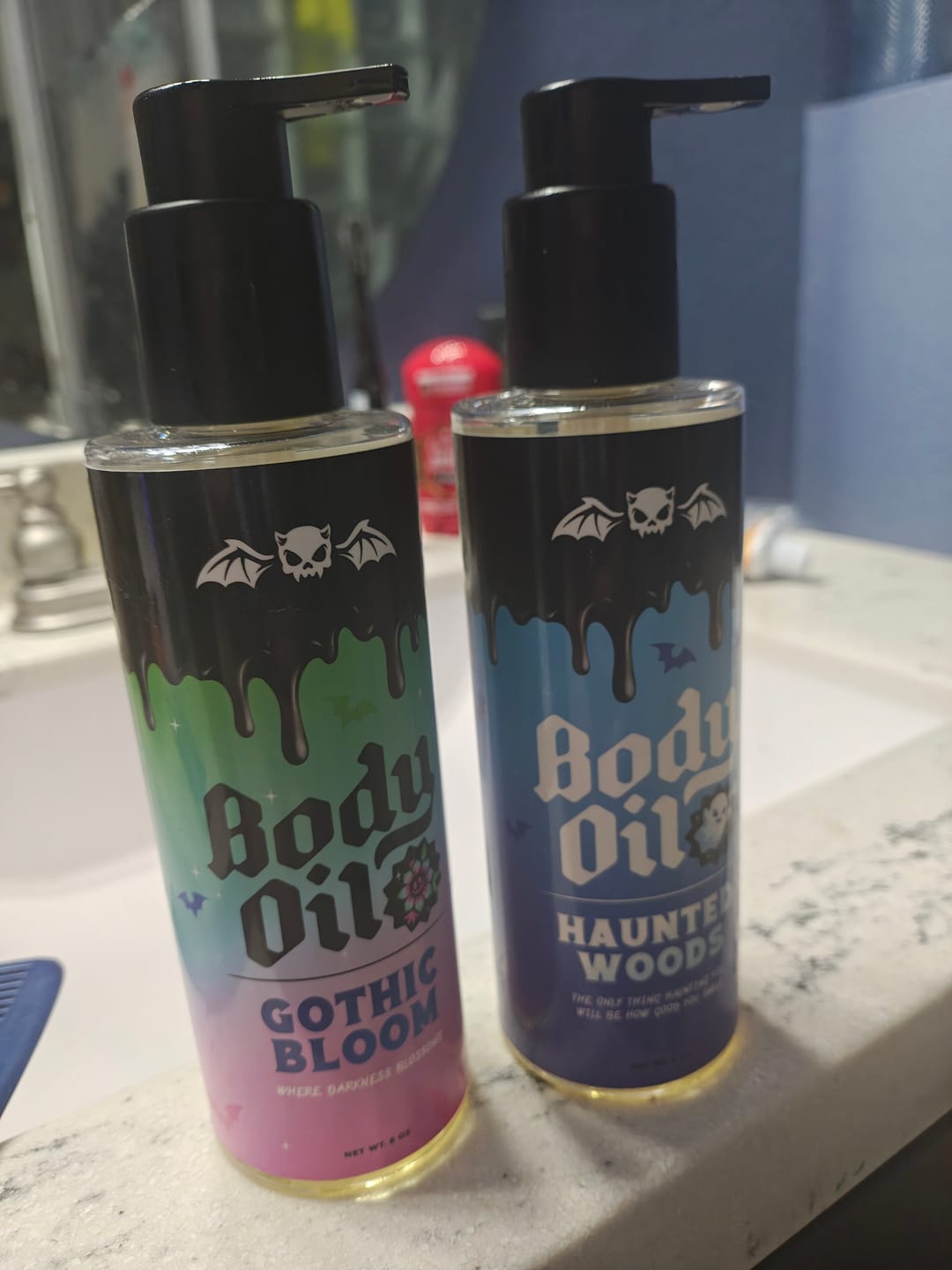 Customer photo review of Haunted Woods Body Oil