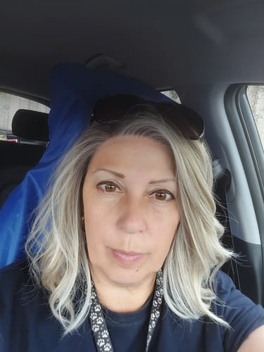 Customer photo review of JBEXTENSION 10 Inches Bali Blonde Pre-Cut Side Part Snowflake Lace Frontlace Glueless Wig MICHELLE BALI BLONDE