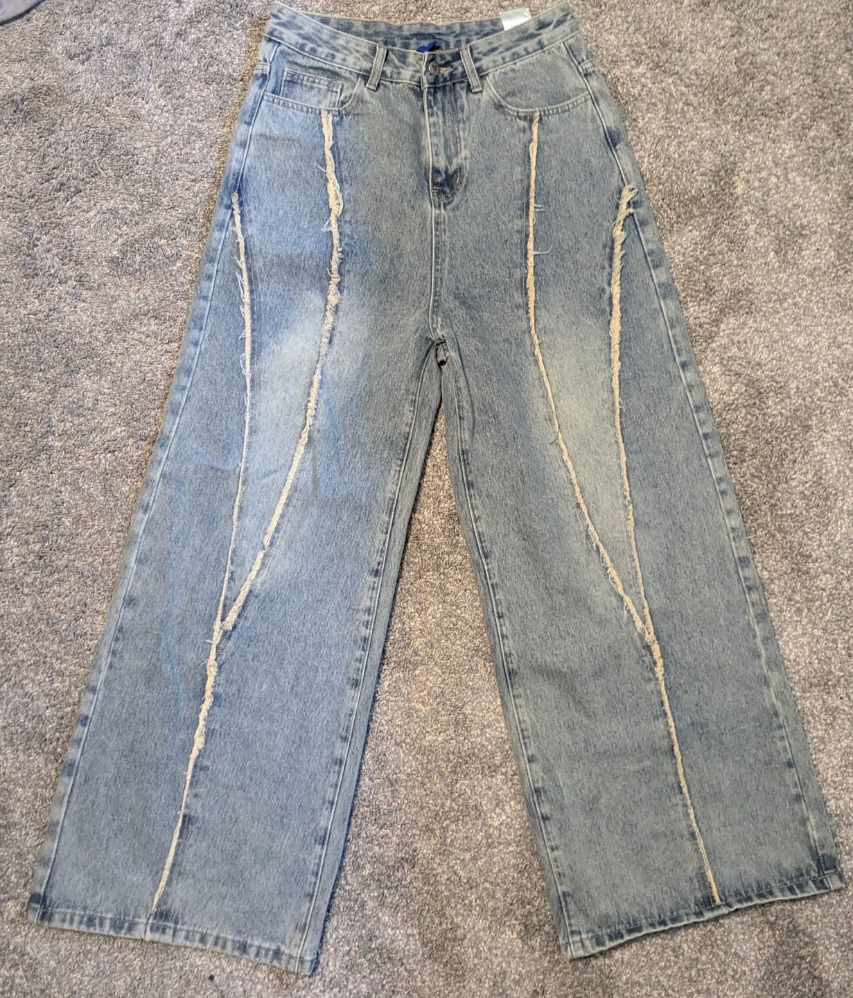 Customer photo review of Aelfric Eden Baggy Fringe Jeans