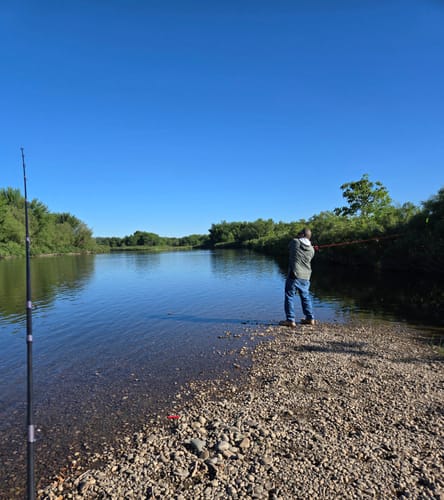 Customer photo review of UPF 50+ Long Sleeve Shirt with Hood and Facemask