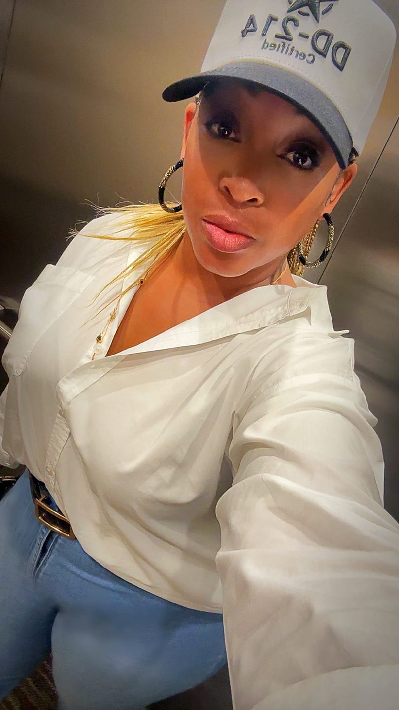 Customer photo review of Veterans Honor Snapback - (White & Black)