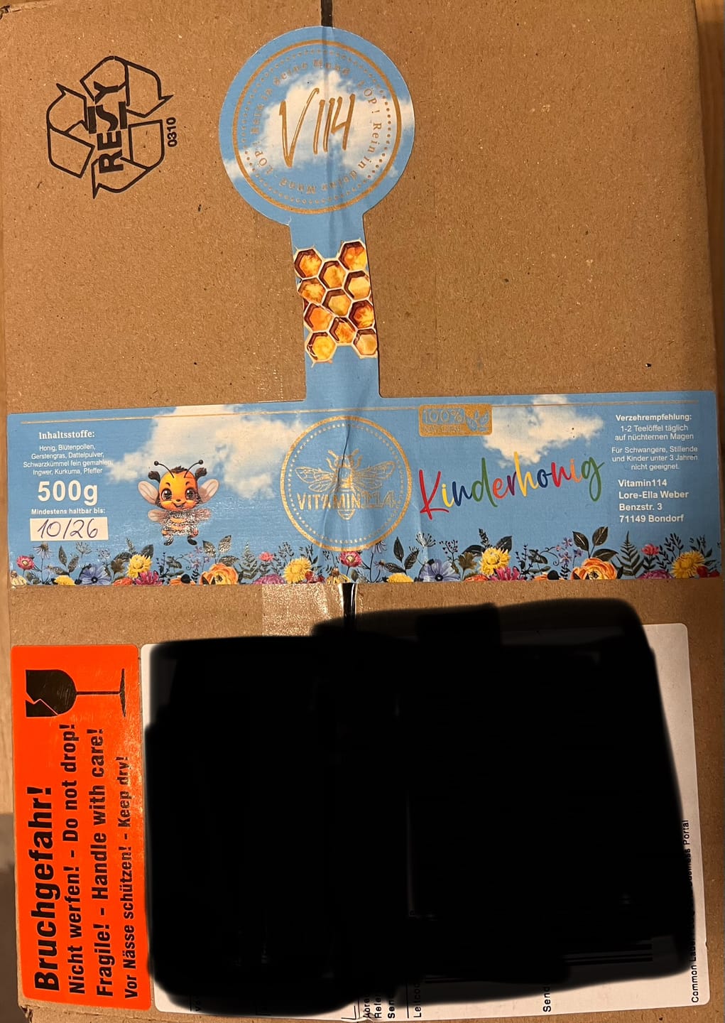 Customer photo review of KIDS114 Bio 500g