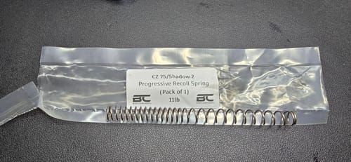 Customer photo review of CZ 75/Shadow 2 Progressive Recoil Spring