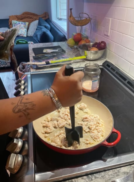Customer photo review of Premium Nonstick Masher