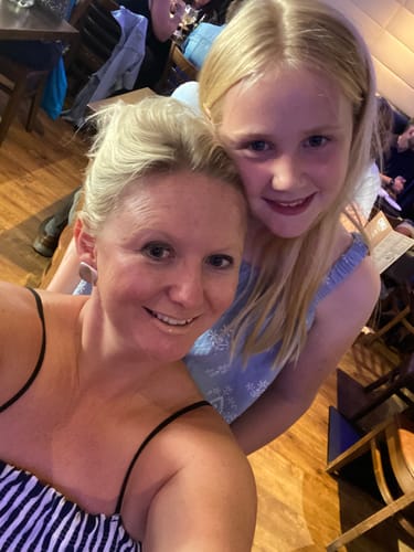 Customer photo review of Dark Self Tan Clear Water Mousse