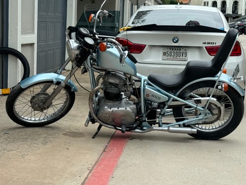 Customer photo review of Blue Elegance Paint Basecoat