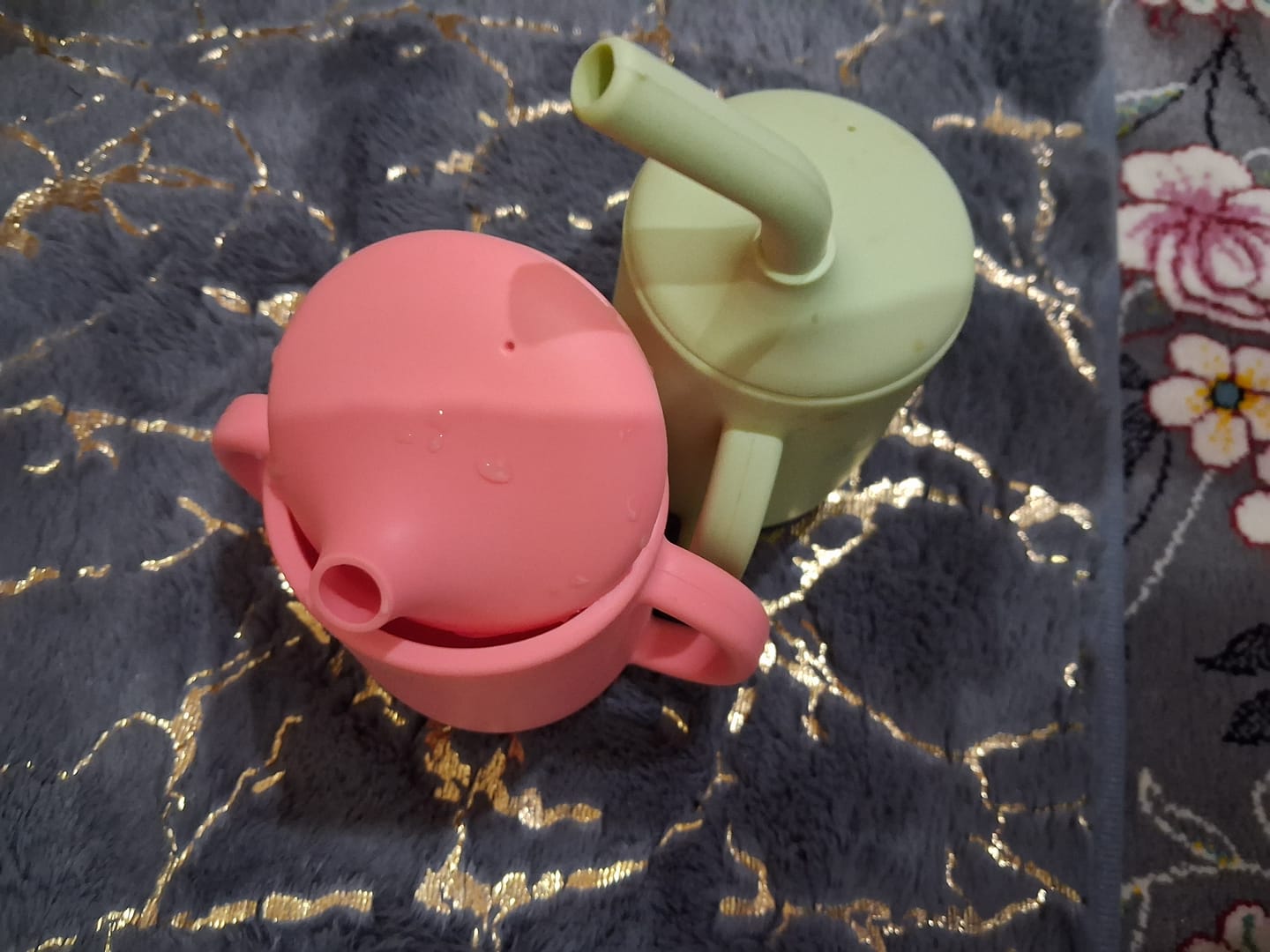 Customer photo review of Silicone Straw Cup with straw cleaner