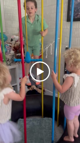 Customer video review of Jungle Jumparoo w/ Rope Swing