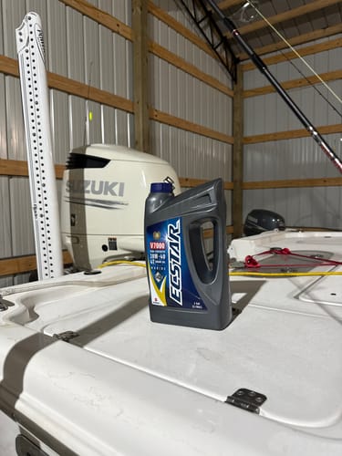 Customer photo review of Suzuki Outboard Oil Change Kit