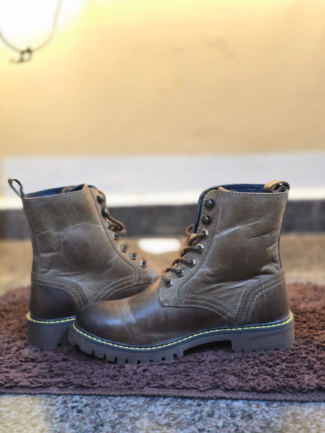 Customer photo review of boots derby dusty bandit
