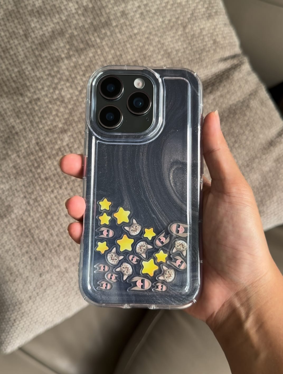 Customer photo review of Shaker Case™ with Custom Charms